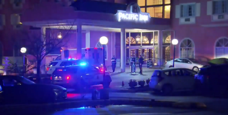 Varias personas fueron detenidas por la policía. Foto capturada de pantalla CTVNews Vancouver
