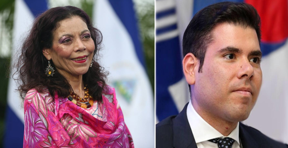 Rosario María Murillo Zambrana, esposa de Daniel Ortega y su hijo Laureano Facundo Ortega Murillo, Canadambos sancionados por Canadá. Fotos Facebook