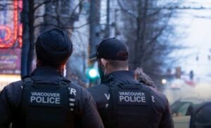 El ataque a tiros ocurrió en la playa de Spanish Bank, al oeste de Vancouver. Foto VPD 