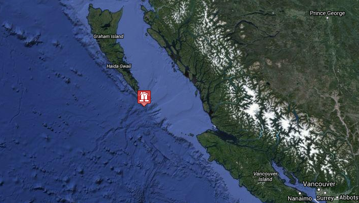 Sismo de magnitud 6.1 grados sacude región noroccidental de la Colombia Británica