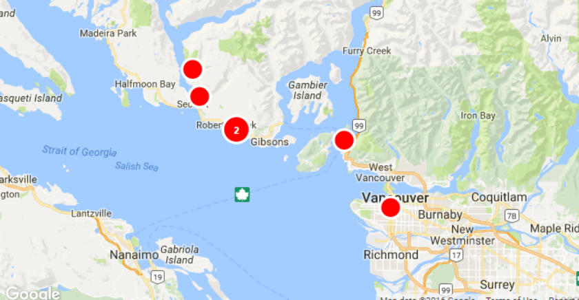Tormenta causa apagones al sur de Columbia Británica