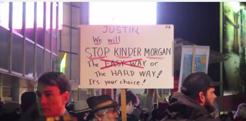 Sectores sociales rechazan aprobación del proyecto Trans Mountain Kinder Morgan