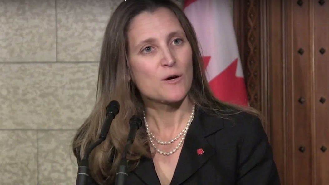 Ministra de Asuntos Exteriores de Canadá viaja a México para discutir futuro del TLCAN