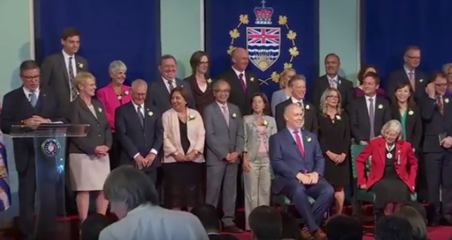 Nuevo primer ministro de Columbia Británica, John Horgan, designa gabinete ministerial