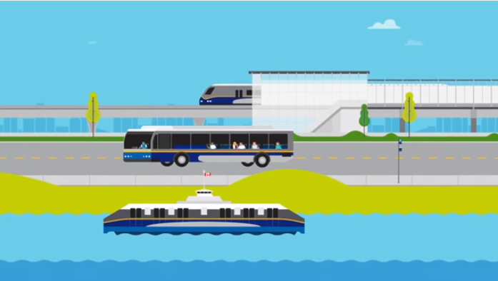 Tarifas de transporte público en Vancouver serían cobradas con base en distancia recorrida