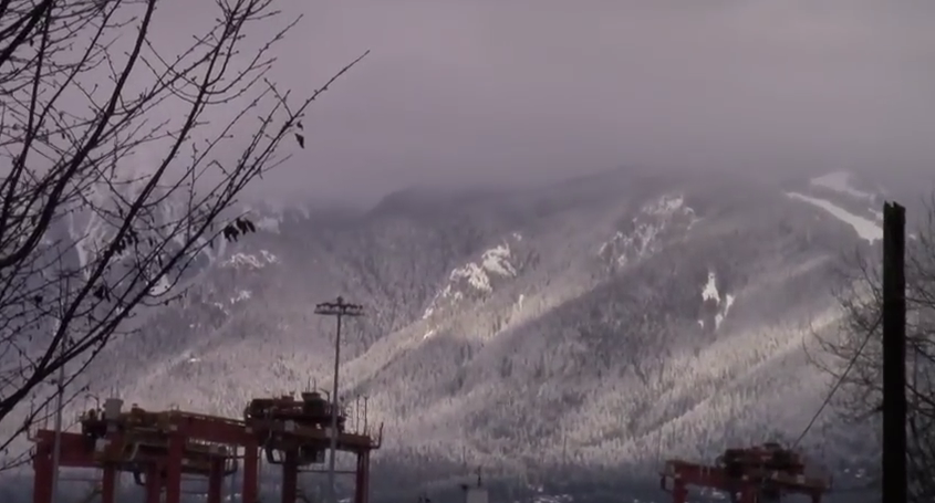 Más nieve sobre Vancouver