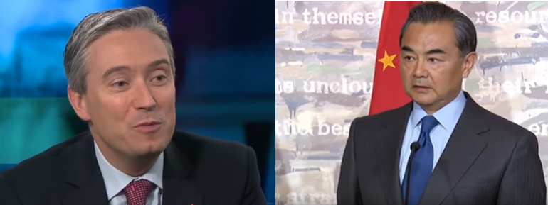 Canadá pide colaboración a China ante crisis de COVID-19