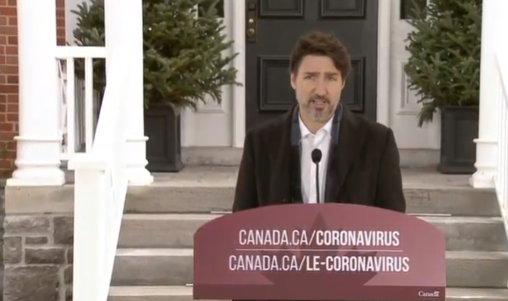 Trudeau hablará con Trump sobre suspensión de envío de mascarillas a Canadá