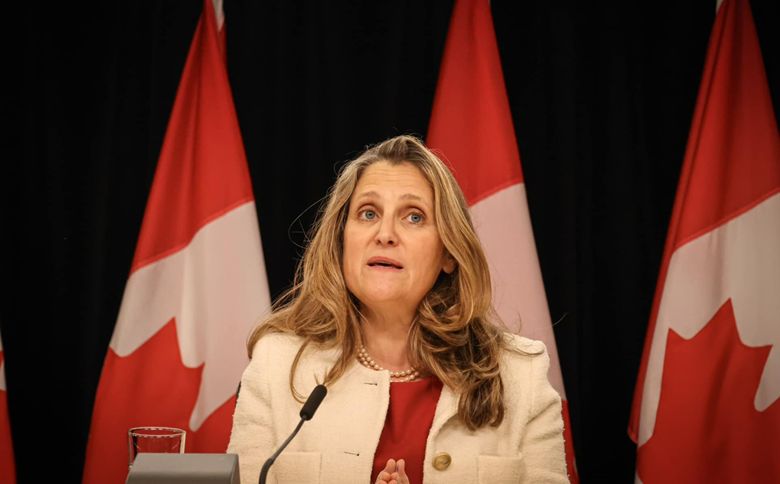 Revuelo político tras la renuncia de Chrystia Freeland como ministra de Finanzas