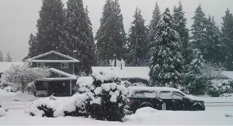 Emiten pronóstico de nieve sobre Metro Vancouver para este fin de semana