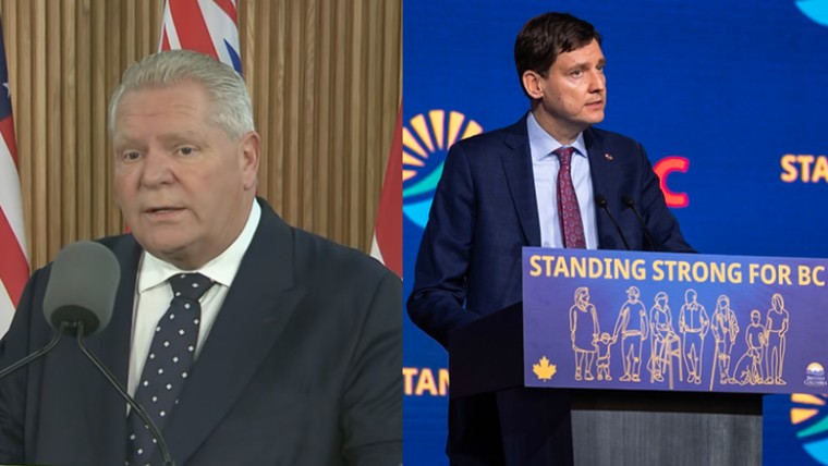 Ontario y Columbia Británica retiran todo el licor estadounidense de sus estanterías