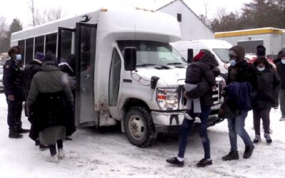 ¿Quiénes son los que más cruzan la frontera irregularmente para pedir refugio en Canadá?