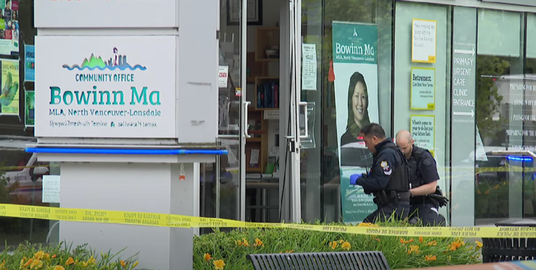 Policía investiga explosión en sede de diputada del NDP en North Vancouver