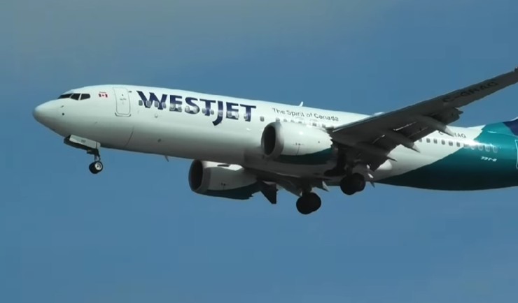 Avión de WestJet realiza aterrizaje forzoso en aeropuerto de San Martín; no hay heridos
