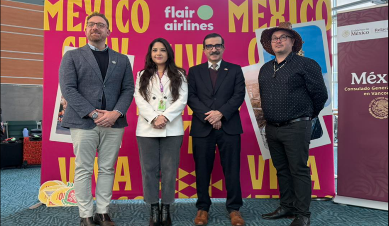 Flair Airlines inaugura vuelo directo entre Vancouver y Ciudad de México