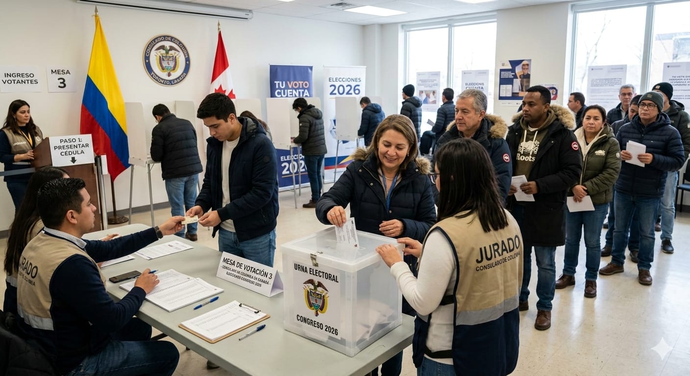 Centro Democrático, Pacto Histórico y Salvación Nacional encabezan el preconteo de la Cámara en Canadá