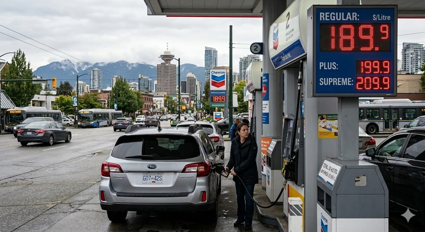 Precios de la gasolina en Vancouver suben en medio de la tensión en Medio Oriente