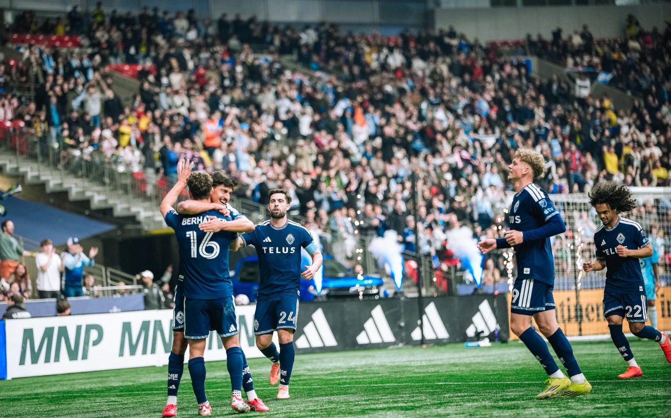 Goleada histórica de Vancouver Whitecaps y debut soñado de James Rodríguez