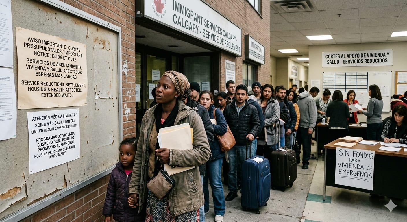 Los recortes presupuestales amenazan con colapsar el sistema migratorio de Canadá; revela informe de CCPA