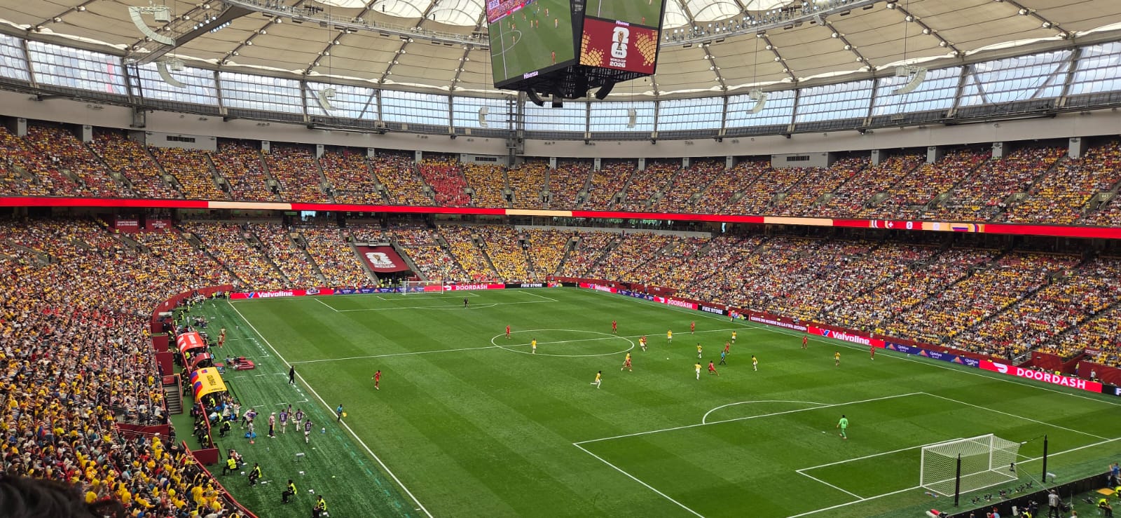 Más de 360,000 espectadores asistieron al BC Place Stadium de Vancouver en los 7 partidos del Mundial