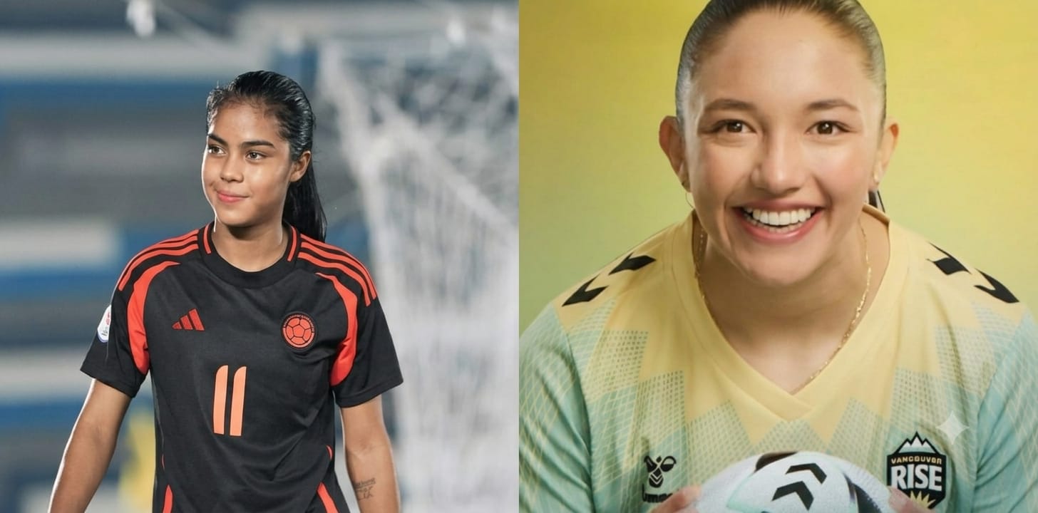 Maithé López y Camila Reyes; la dupla colombiana en el Vancouver Rise FC