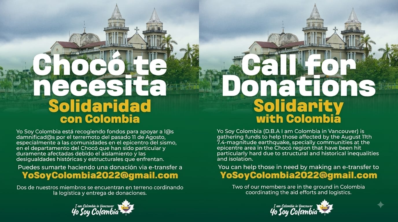 Colectivo Yo Soy Colombia activa campaña de ayuda para damnificados por el terremoto en Colombia