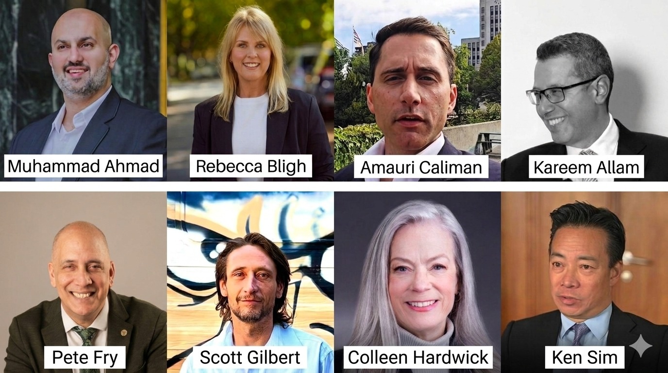 Estos son los candidatos a la Alcaldía de Vancouver 2026