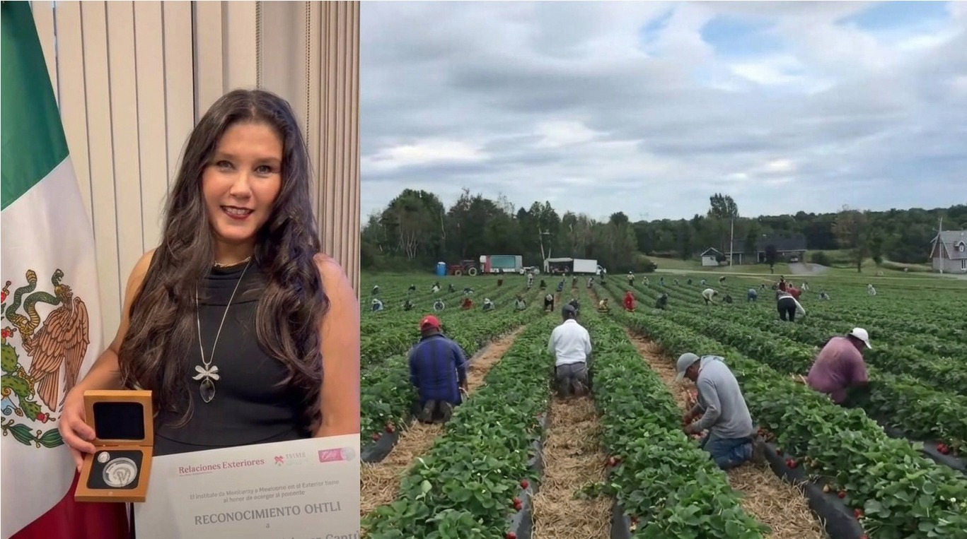 Thelma Rodríguez recibe el Premio Ohtli 2026 por su apoyo a trabajadores agrícolas mexicanos en Canadá